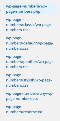 WP Page Numbers_css路徑