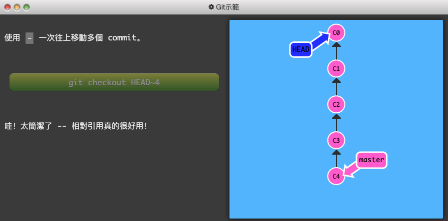 Git 練習遊戲_learngitbranching-2-進階篇-~符號-2