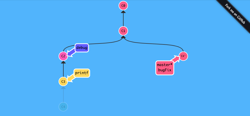 Git 練習遊戲_learngitbranching-4-活用 git 的指令-1-只取一個 commit-5