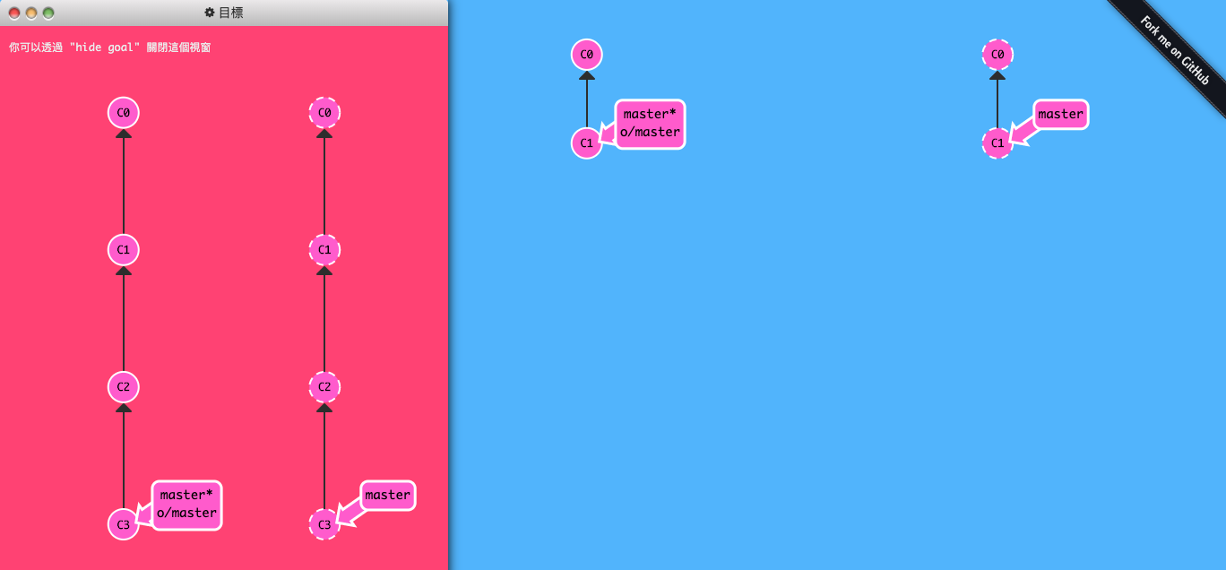 Git 練習遊戲_learngitbranching-6-Push & Pull — Git Remotes!-6-git push-3